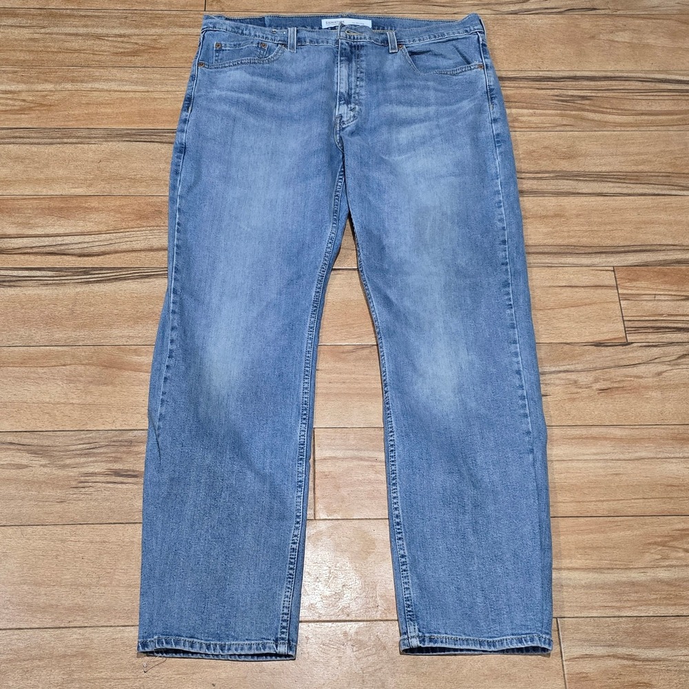 Signature by Levi Strauss & Co Mens S61 Relaxed Fit Jeans Blue Denim‎ W36 L32